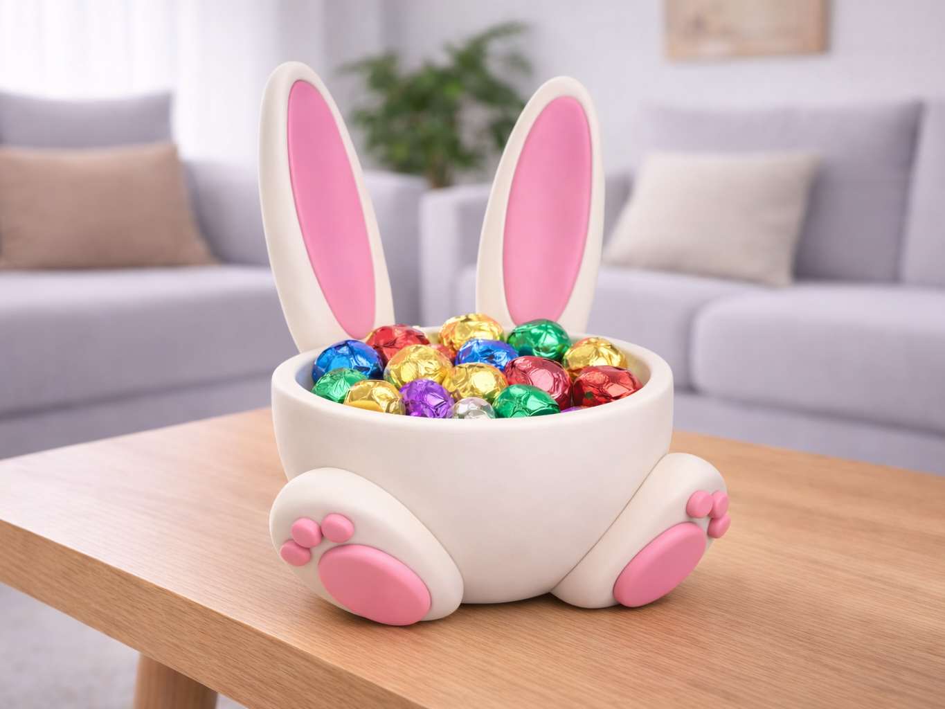 Easter Bunny Bowl Basket
