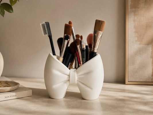 Bow Makeup Brush Holder