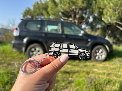 Car Silhouette Keychains