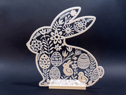 Easter Bunny Silhouette Decor